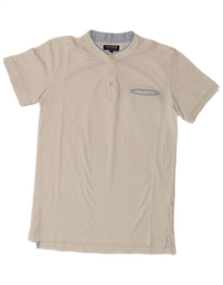 Woolrich Boys T-Shirt Top 11-12 Years White Cotton