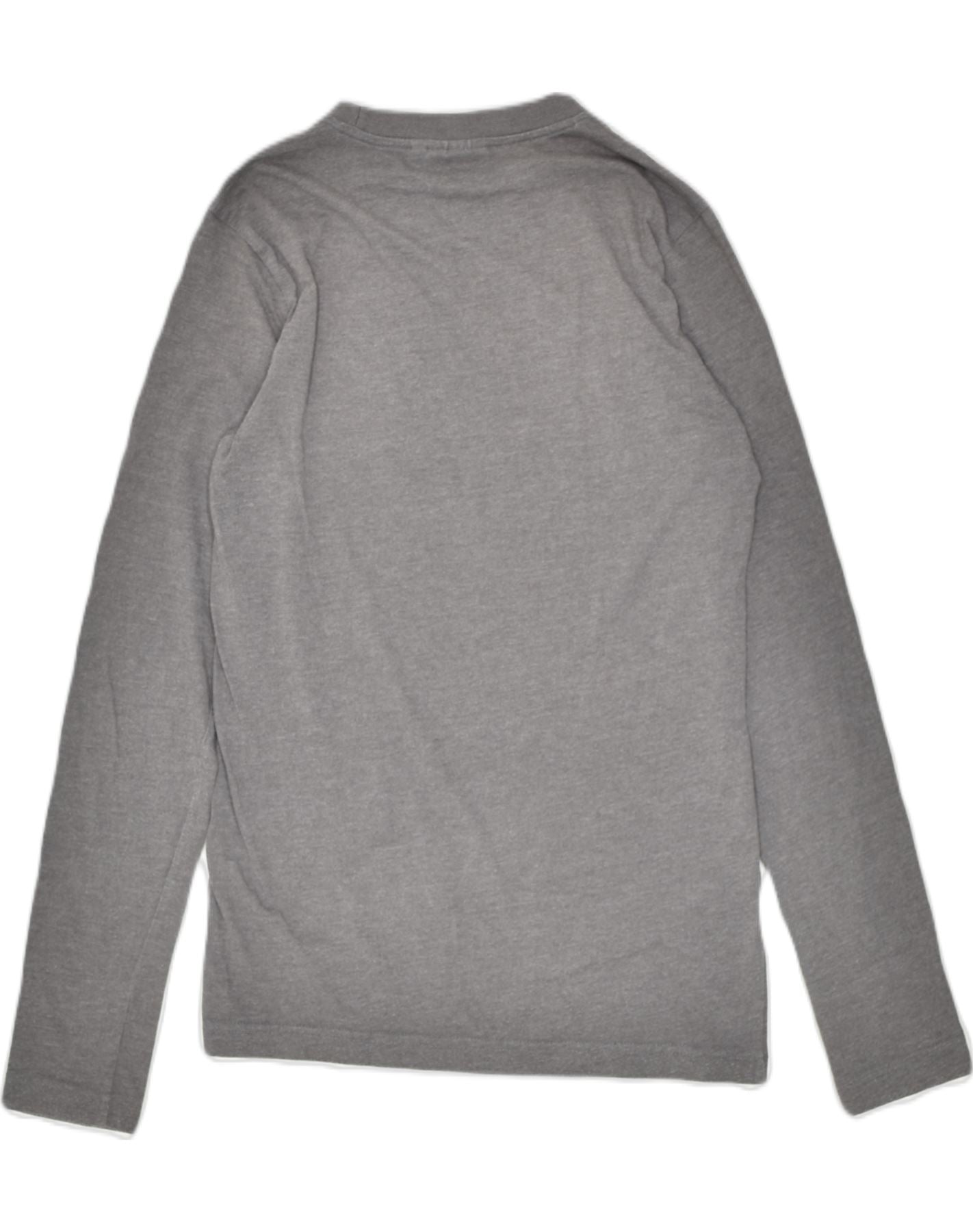  Nautica Men's Long Sleeve Solid Crew Neck T-Shirt (Large, Grey)  : Clothing, Shoes & Jewelry