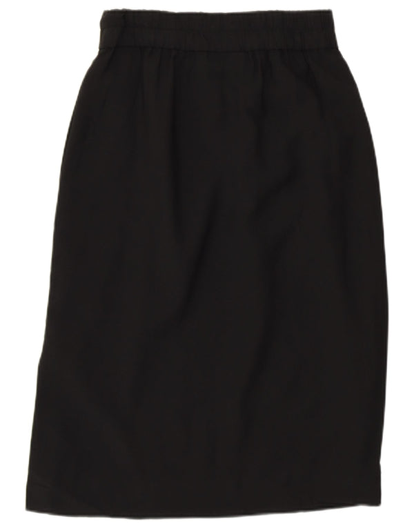 J. CREW Womens High Waist Straight Skirt 2XS W25 Black Polyester