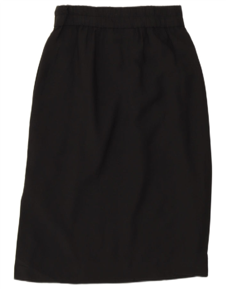 J. CREW Womens High Waist Straight Skirt 2XS W25 Black Polyester