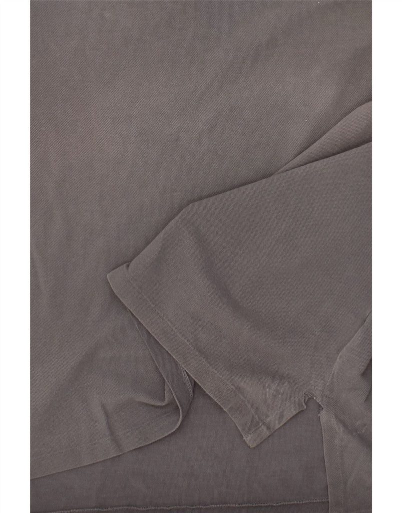 POLO RALPH LAUREN Mens Custom Fit Polo Shirt 2XL Grey Cotton | Vintage Polo Ralph Lauren | Thrift | Second-Hand Polo Ralph Lauren | Used Clothing | Messina Hembry 