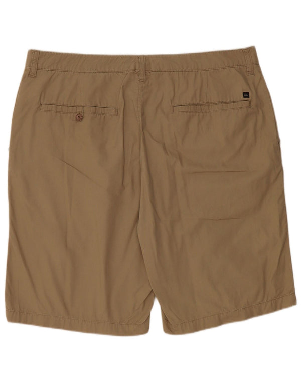 Quiksilver Mens Chino Shorts W36 Large Beige Cotton