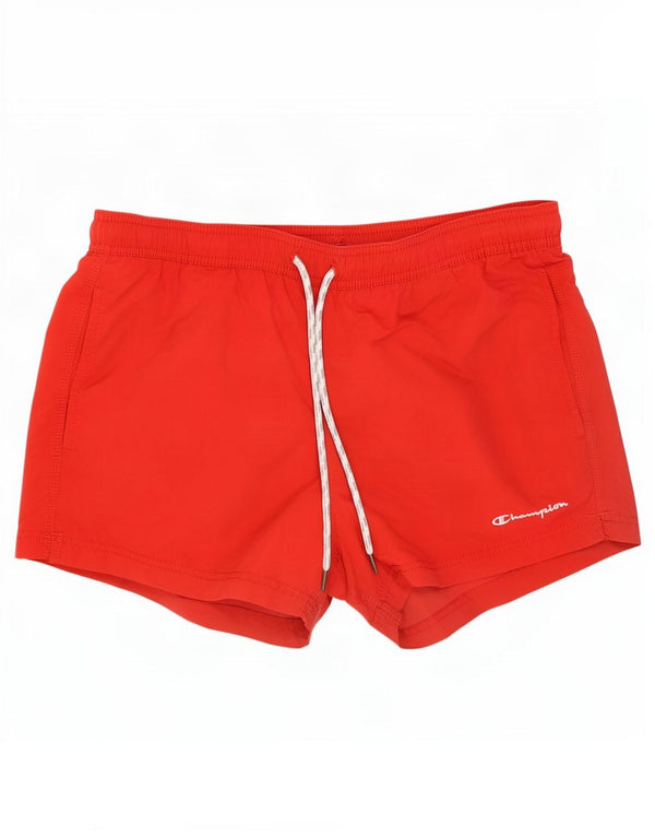 Champion Mens Swimming Shorts Small Red