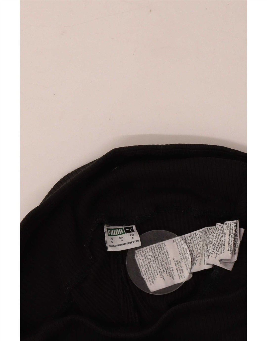 Puma Womens Leggings UK 10 Small Black Cotton