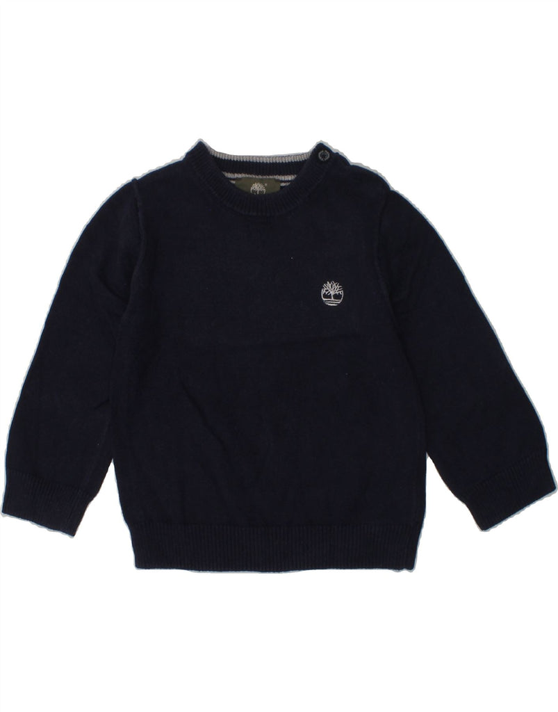 TIMBERLAND Baby Boys Crew Neck Jumper Sweater 18-24 Months Navy Blue | Vintage Timberland | Thrift | Second-Hand Timberland | Used Clothing | Messina Hembry 