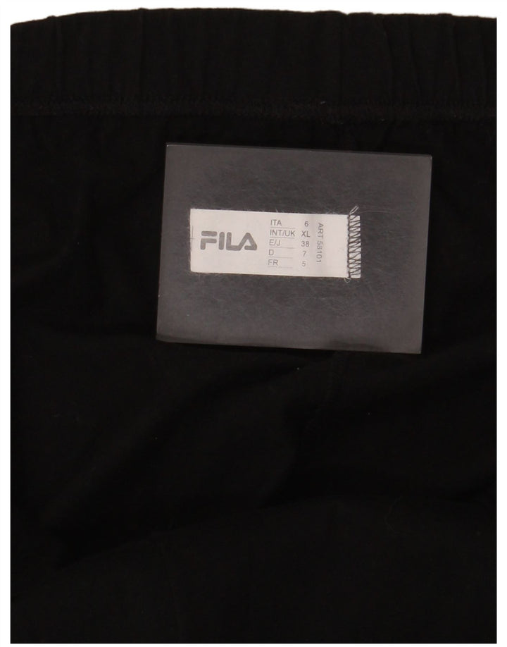 Fila Mens Tracksuit Trousers XL  Black Cotton