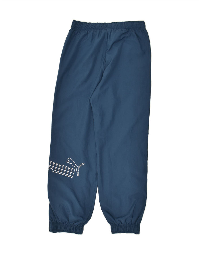 PUMA Boys Graphic Tracksuit Trousers Joggers 11-12 Years Large  Blue | Vintage Puma | Thrift | Second-Hand Puma | Used Clothing | Messina Hembry 