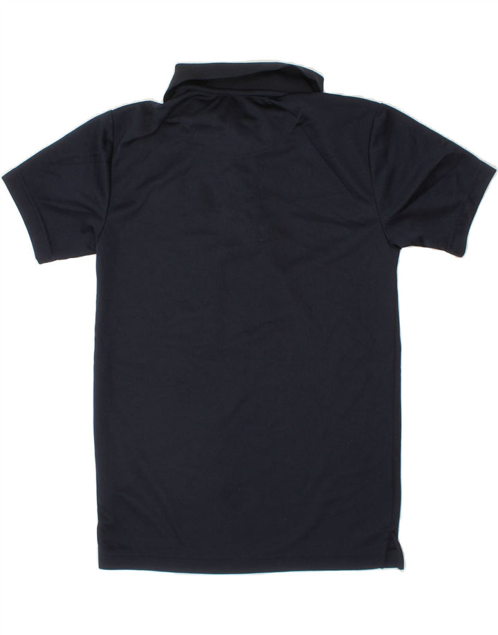 IZOD Boys Polo Shirt 10-11 Years Medium  Navy Blue Polyester Vintage Izod and Second-Hand Izod from Messina Hembry 
