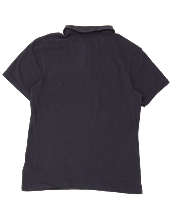 Barbour Mens Polo Shirt XL Navy Blue Cotton