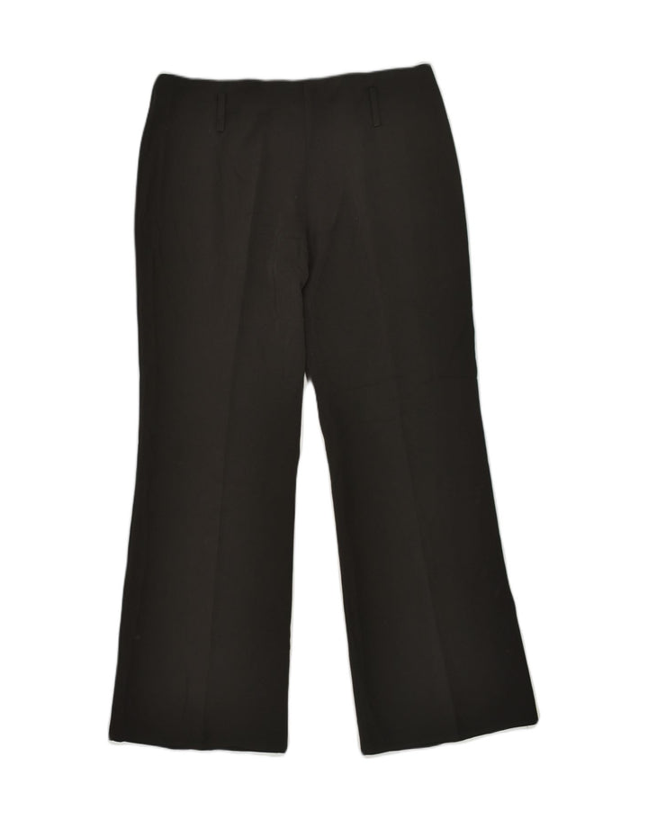 VINTAGE Womens Bootcut Casual Trousers W32 L29  Black Polyester | Vintage Vintage | Thrift | Second-Hand Vintage | Used Clothing | Messina Hembry 