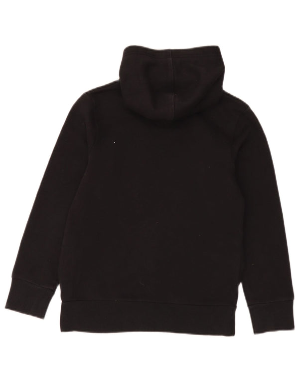 Converse Boys Graphic Hoodie Jumper 8-9 Years Small Black Cotton
