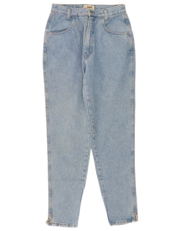 Sisley Womens High Waist Tapered Jeans W30 L30 Blue Cotton