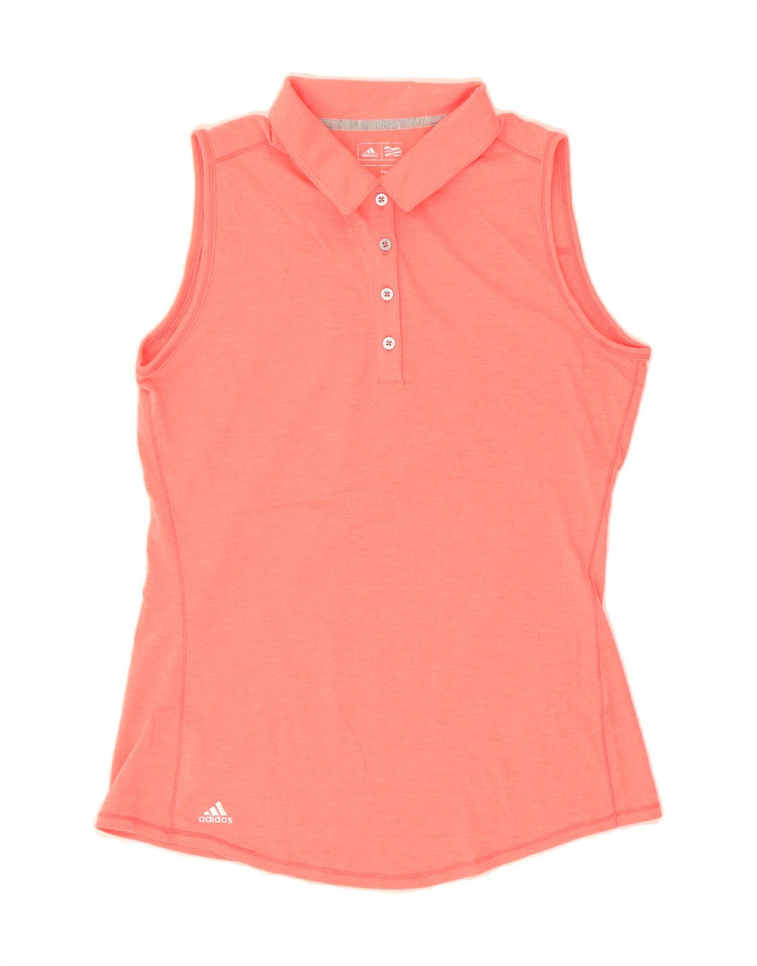 ADIDAS Womens Sleeveless Polo Shirt UK 10 Small Pink Polyester Vintage Adidas and Second-Hand Adidas from Messina Hembry 