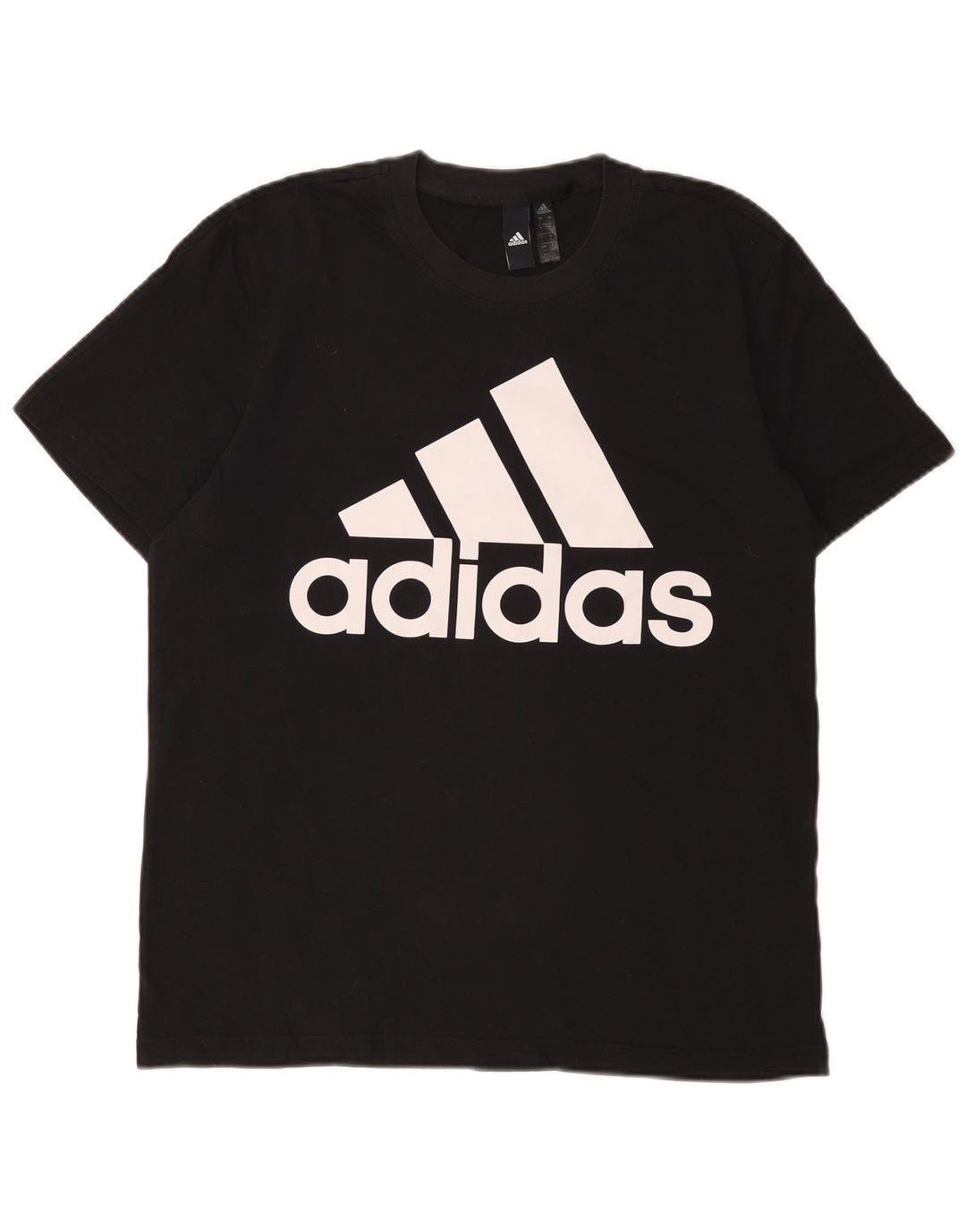 Adidas Mens Graphic T-Shirt Top Large Black Cotton