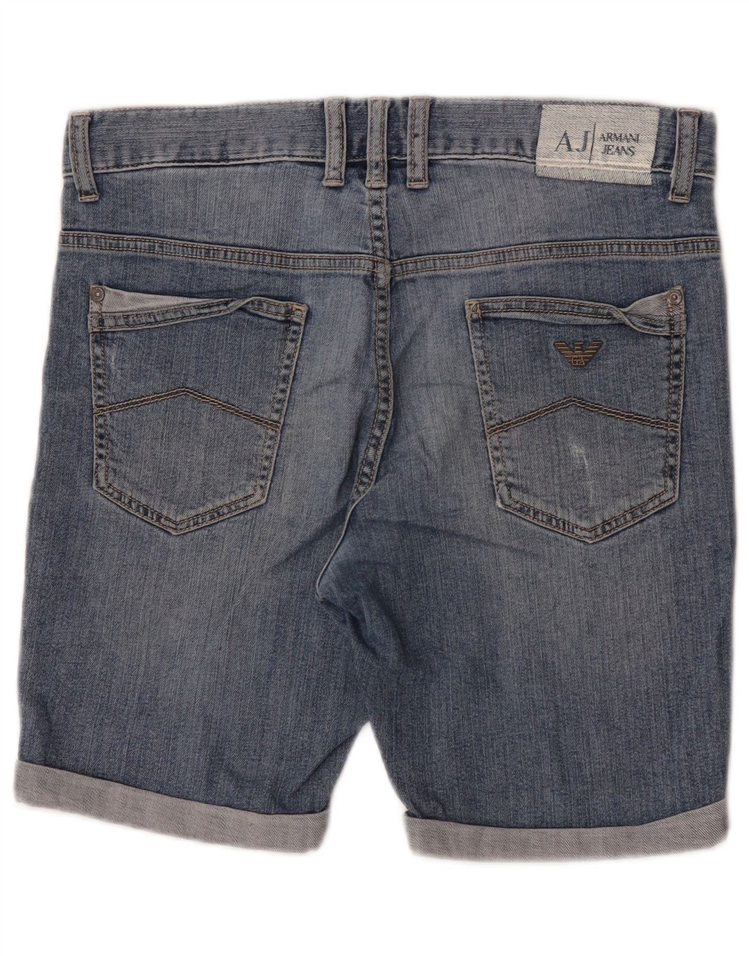 Armani Junior Boys Denim Shorts 14-15 Years W30 Blue Cotton