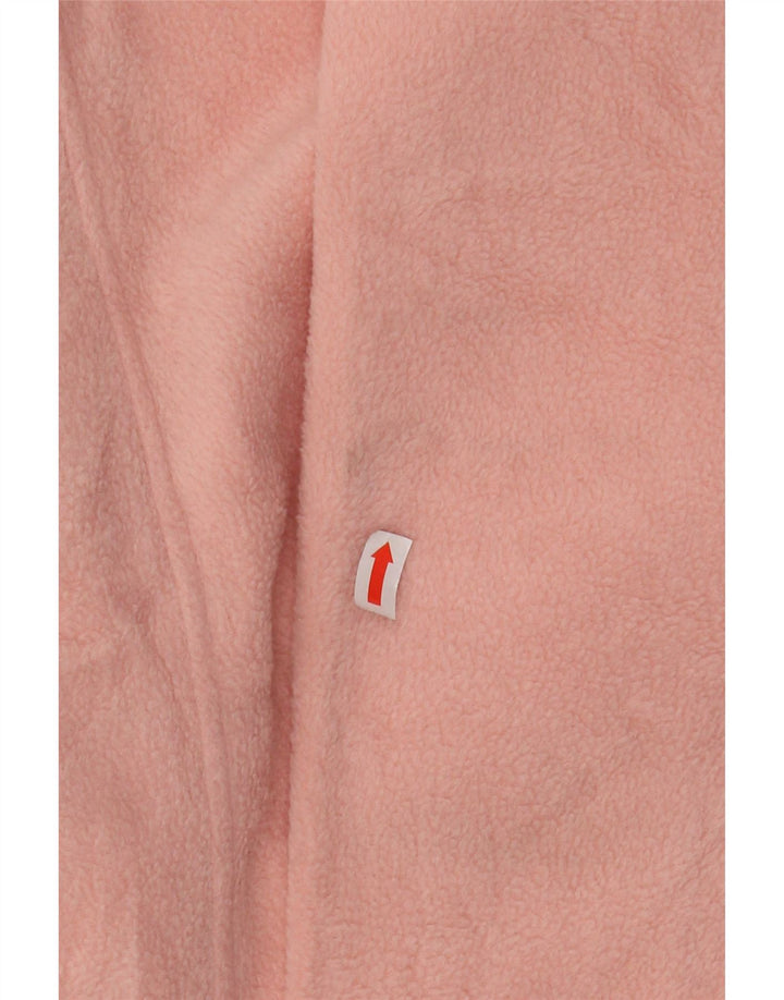 COLUMBIA Womens Oversized Fleece Jacket UK 22 3XL Pink Polyester