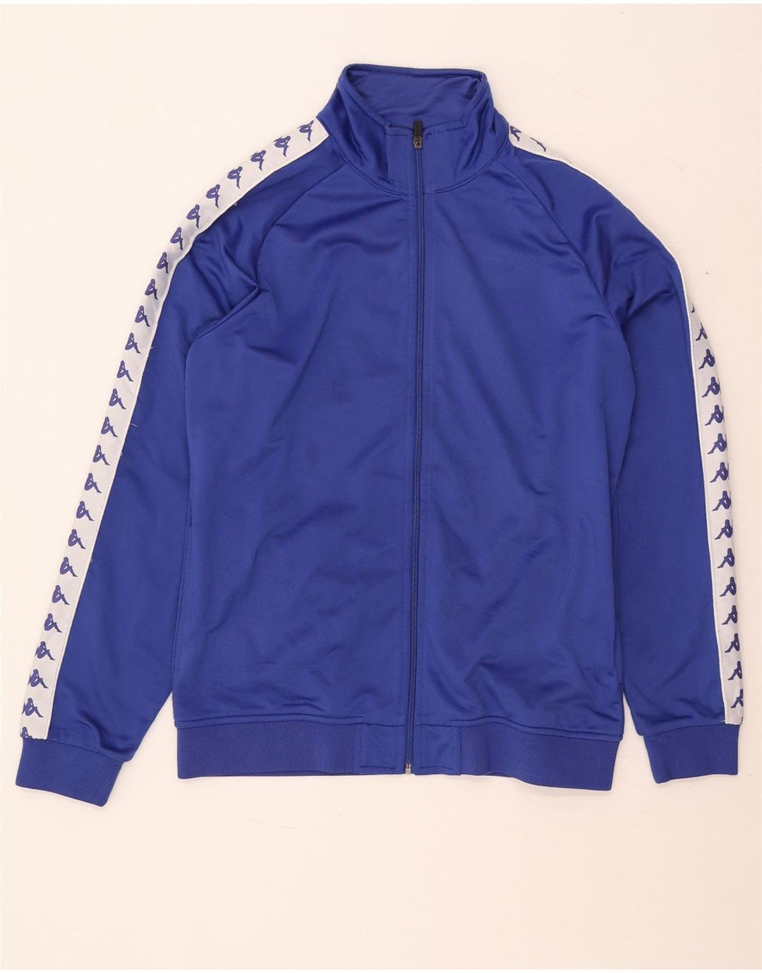 Kappa Mens Graphic Tracksuit Top Jacket 2XL Blue Colourblock