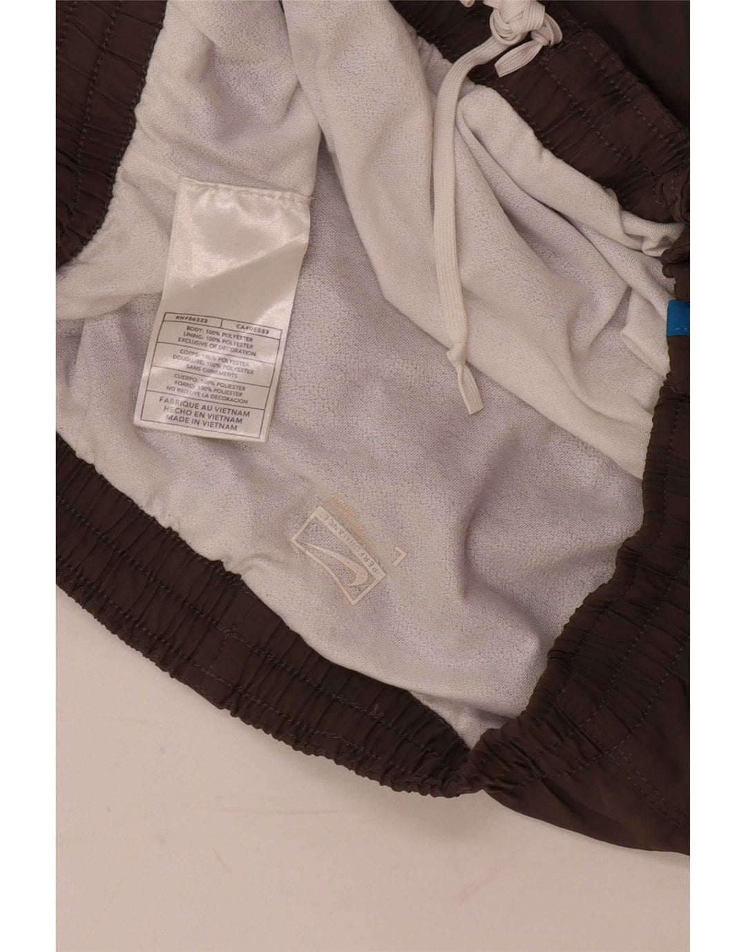Nike Mens Sport Shorts Large Brown Colourblock Polyester