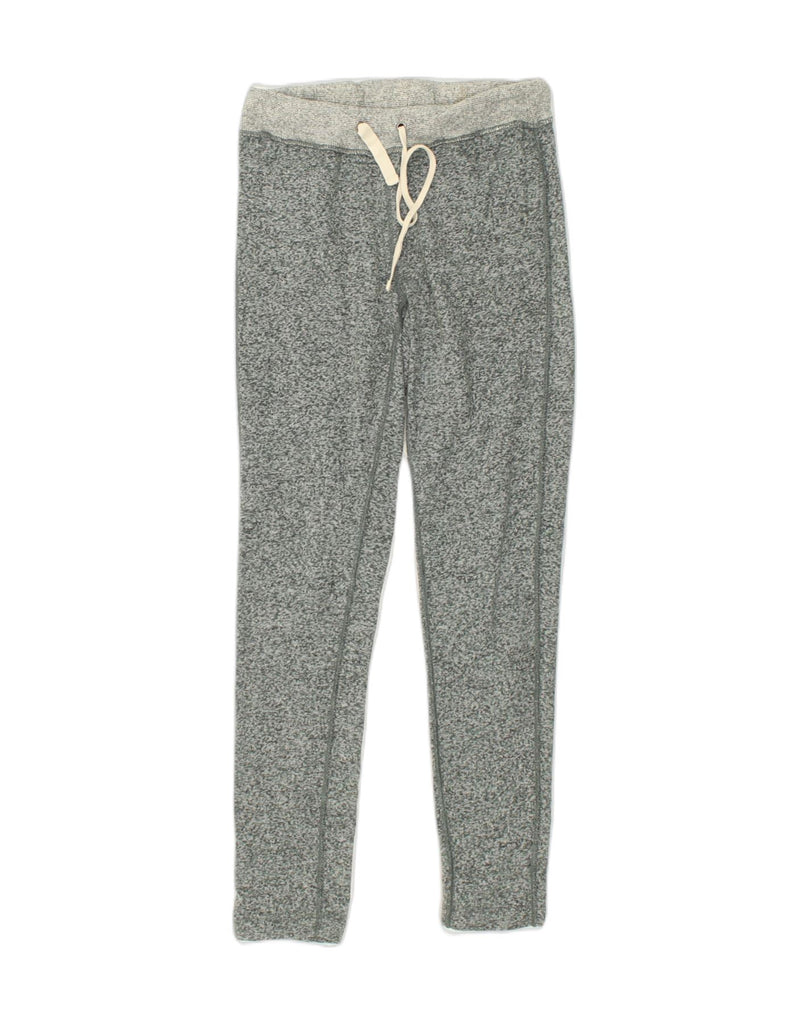 J. CREW Womens Tracksuit Trousers UK 6 XS  Grey Flecked Cotton | Vintage J. Crew | Thrift | Second-Hand J. Crew | Used Clothing | Messina Hembry 