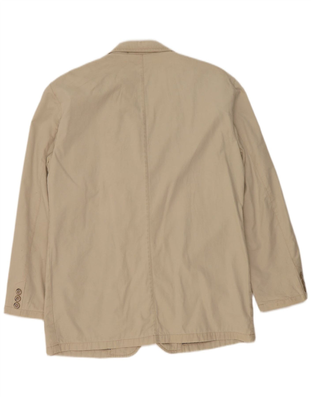 Camel Active Mens 3 Button Blazer Jacket UK 40 Large Beige Cotton