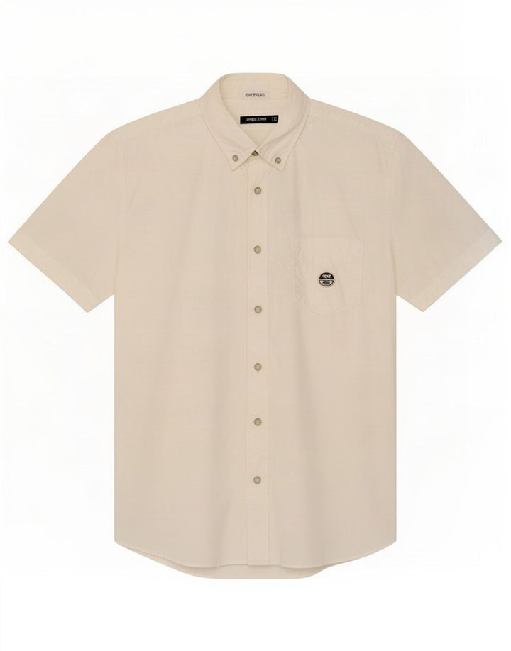 North Sails Mens Short Sleeve Shirt Large White Cotton