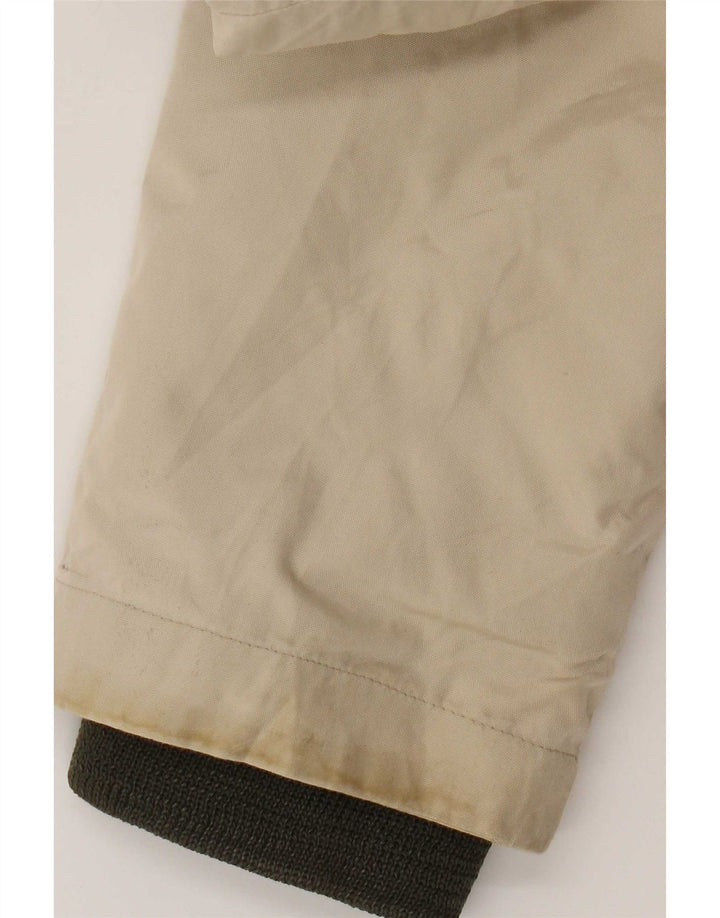 Zara Mens Bomber Jacket UK 40 Large Beige