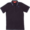 PUMA Boys Polo Shirt 13-14 Years  Navy Blue Cotton Vintage Puma and Second-Hand Puma from Messina Hembry 