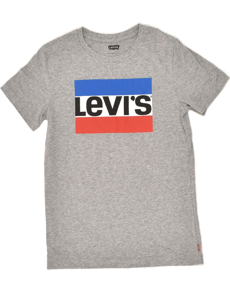 LEVI'S Boys Graphic T-Shirt Top 13-14 Years Grey | Vintage Levi's | Thrift | Second-Hand Levi's | Used Clothing | Messina Hembry 