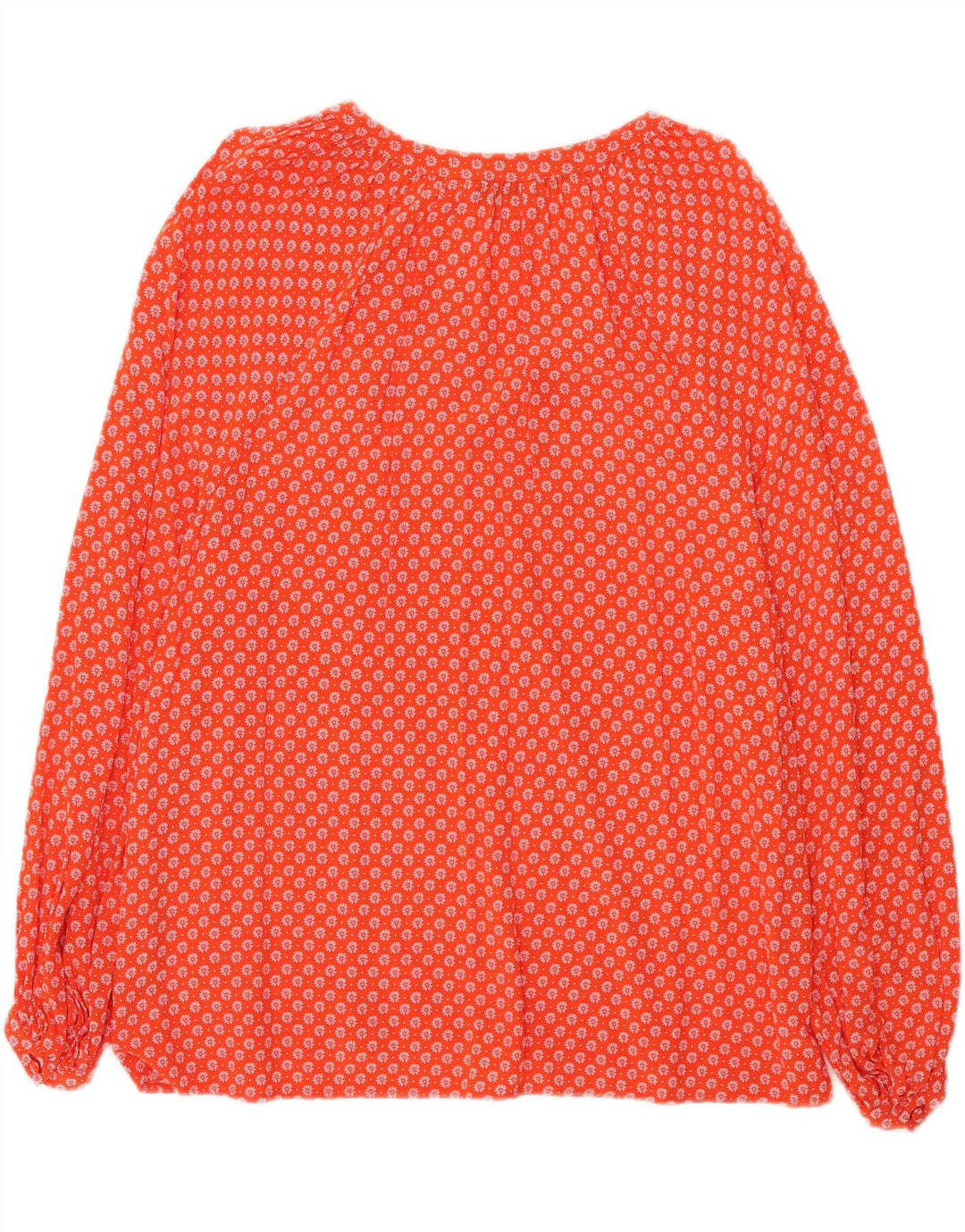 Tommy Hilfiger Womens Long Sleeve Blouse Top UK 12 Medium Red Floral