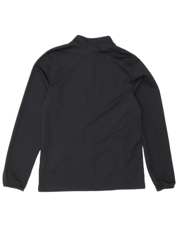 Nike Boys Dri Fit Tracksuit Top Jacket 13-14 Years XL Black Polyester