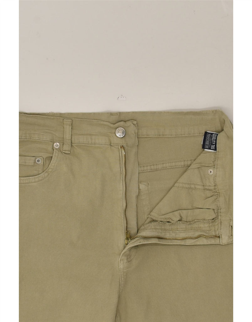 CASUCCI Mens Skinny Casual Trousers W38 L29 Beige Cotton | Vintage Casucci | Thrift | Second-Hand Casucci | Used Clothing | Messina Hembry 