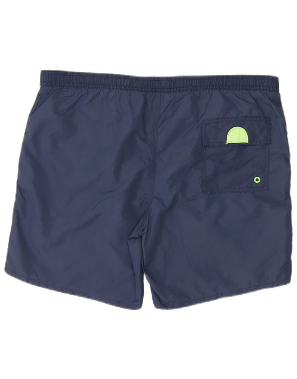 Sundek Mens Swimming Shorts Large  Navy Blue Nylon