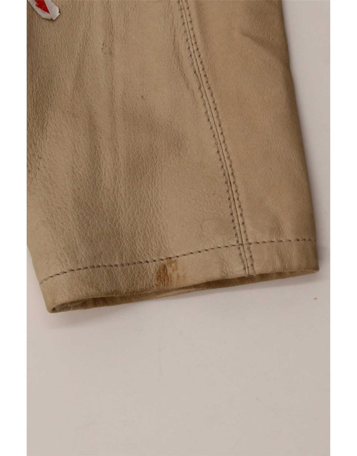 Conbipel Womens Leather Jacket IT 50 XL Beige