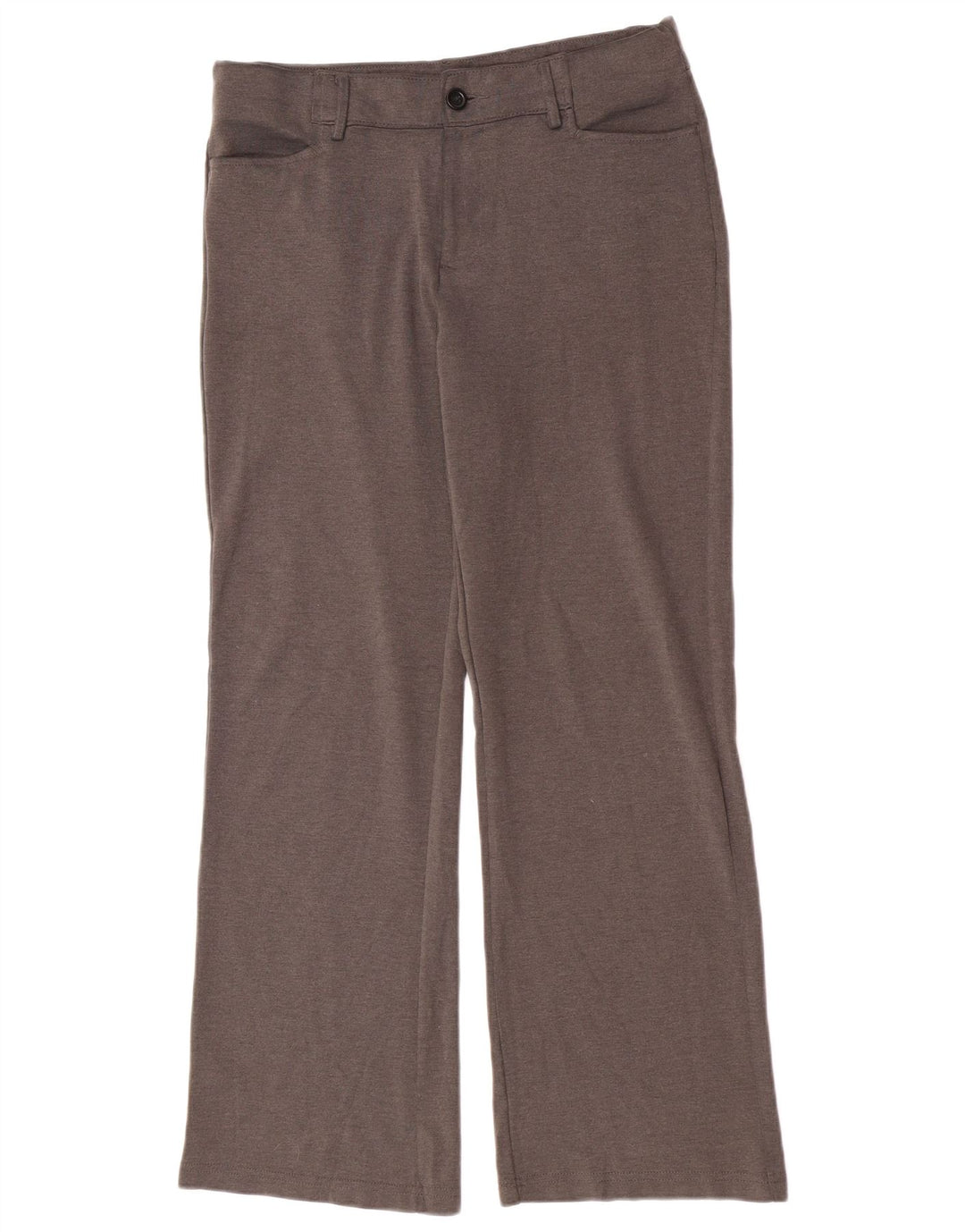 Lee Womens Riders Straight Casual Trousers W34 L31 Grey Polyester