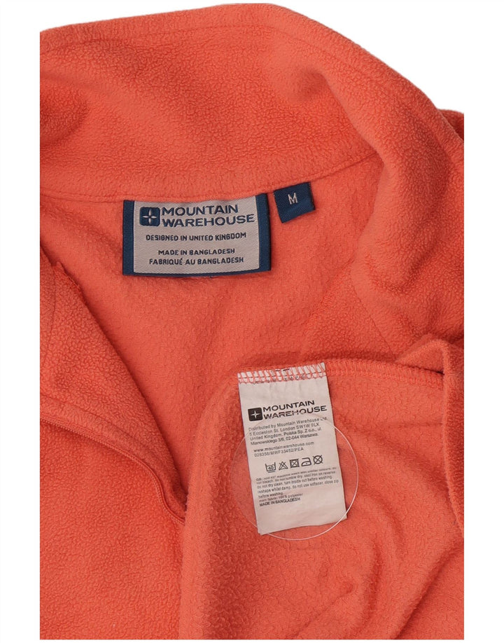 Mountain Warehouse Womens Zip Neck Fleece Jumper UK 14 Medium Pink