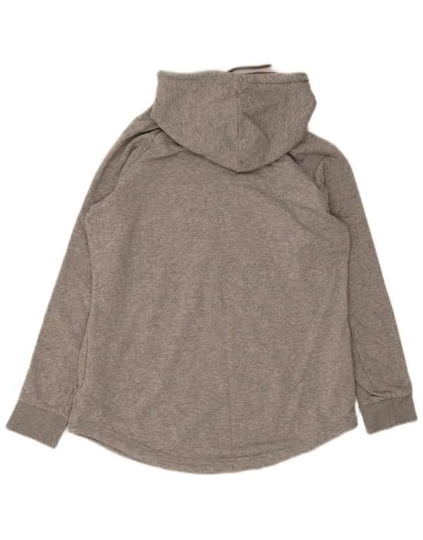 Adidas Womens Graphic Sweatshirt Jumper UK 16/18 Large Grey Cotton