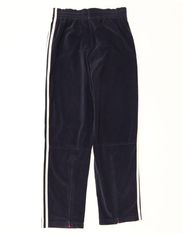 ADIDAS Boys Tracksuit Trousers 13-14 Years  Navy Blue Polyester Vintage Adidas and Second-Hand Adidas from Messina Hembry 
