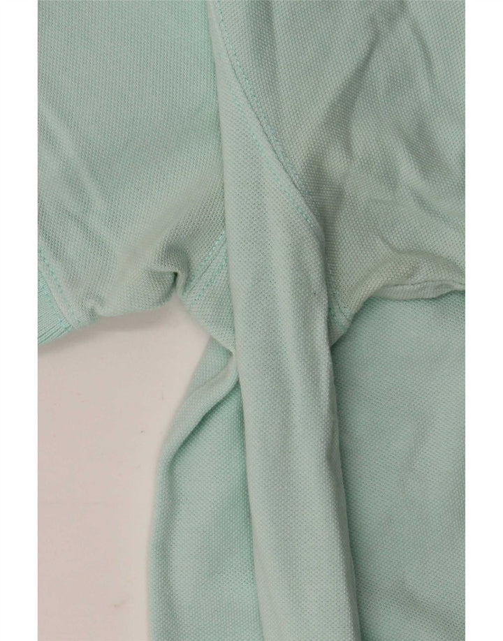 Tommy Hilfiger Mens Polo Shirt Large Turquoise Cotton
