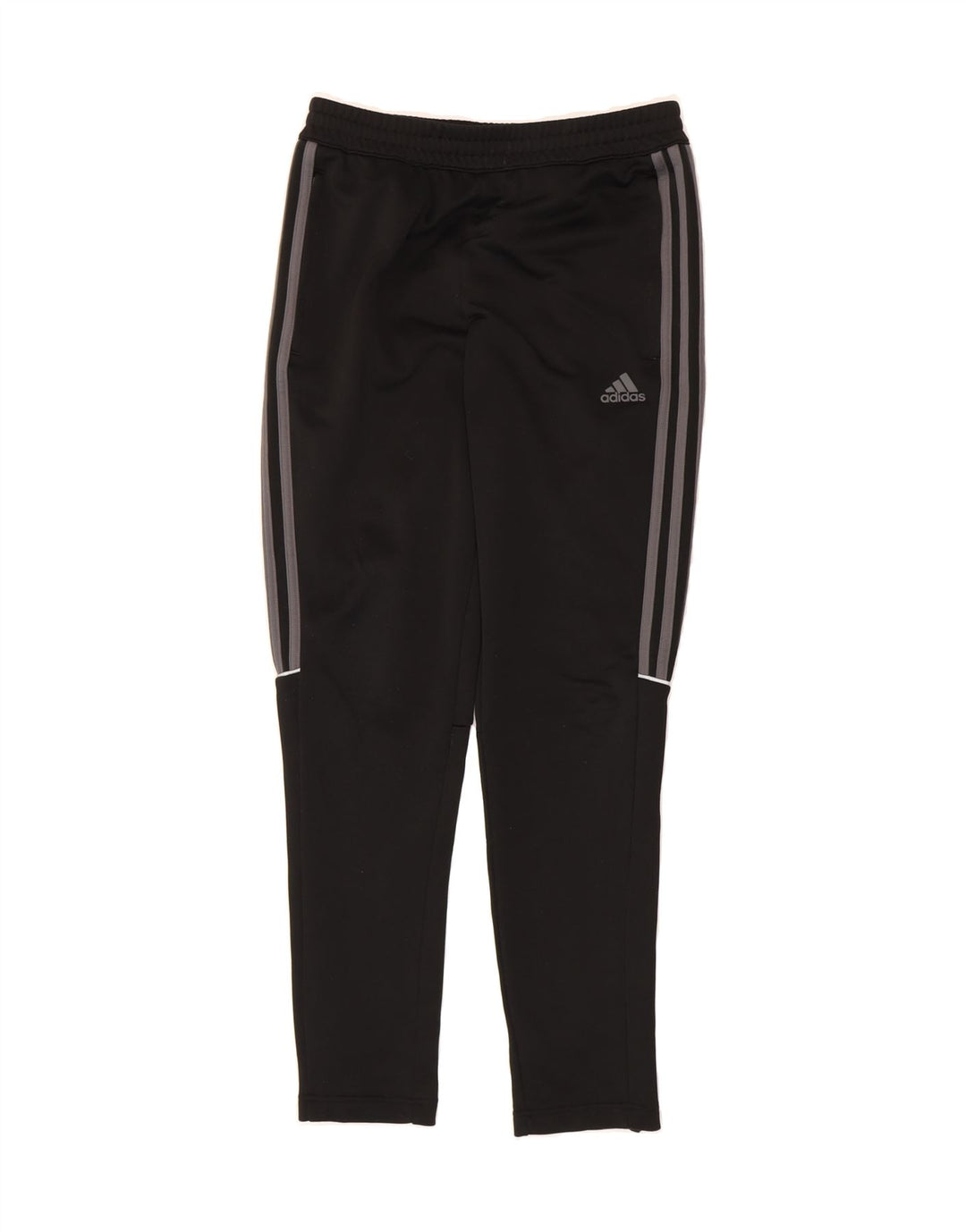 ADIDAS Boys Aeroready Tracksuit Trousers 13-14 Years  Black Polyester Vintage Adidas and Second-Hand Adidas from Messina Hembry 