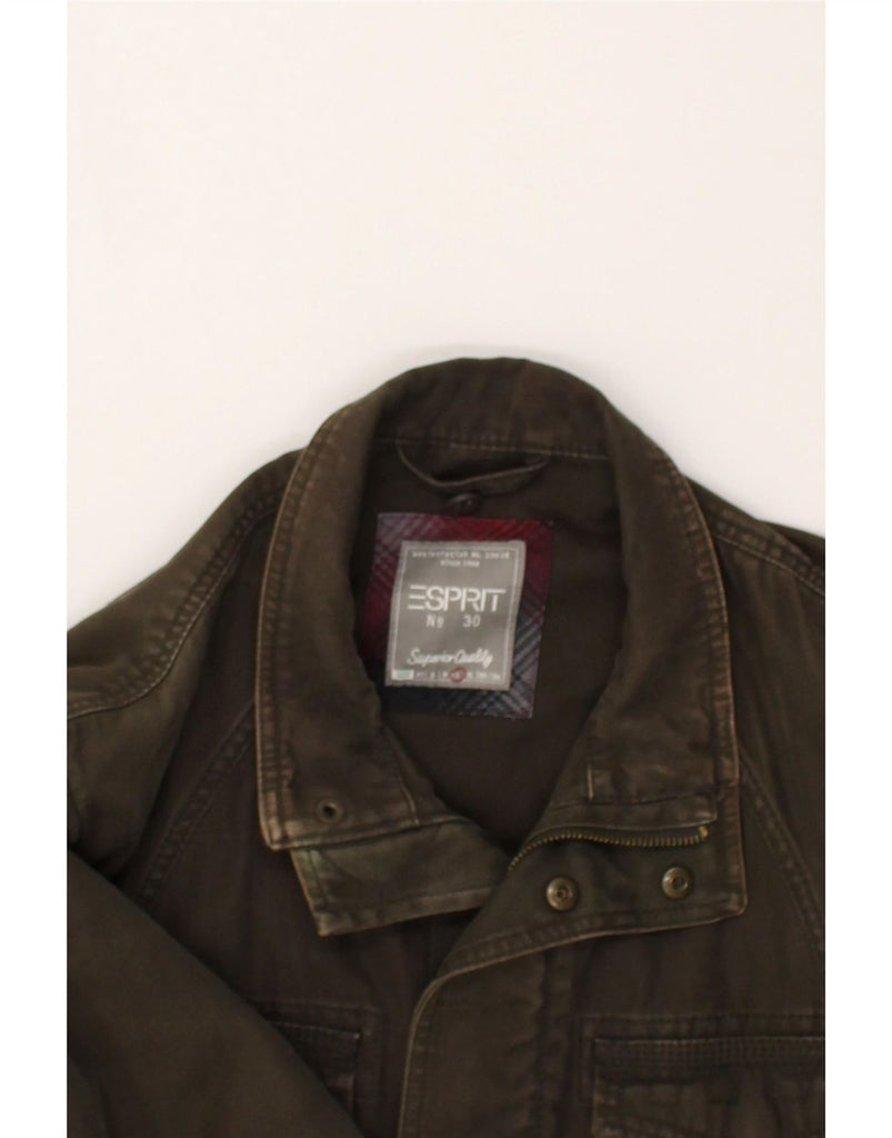 ESPRIT Mens Utility Jacket UK 40 Large Khaki Cotton | Vintage Esprit | Thrift | Second-Hand Esprit | Used Clothing | Messina Hembry 