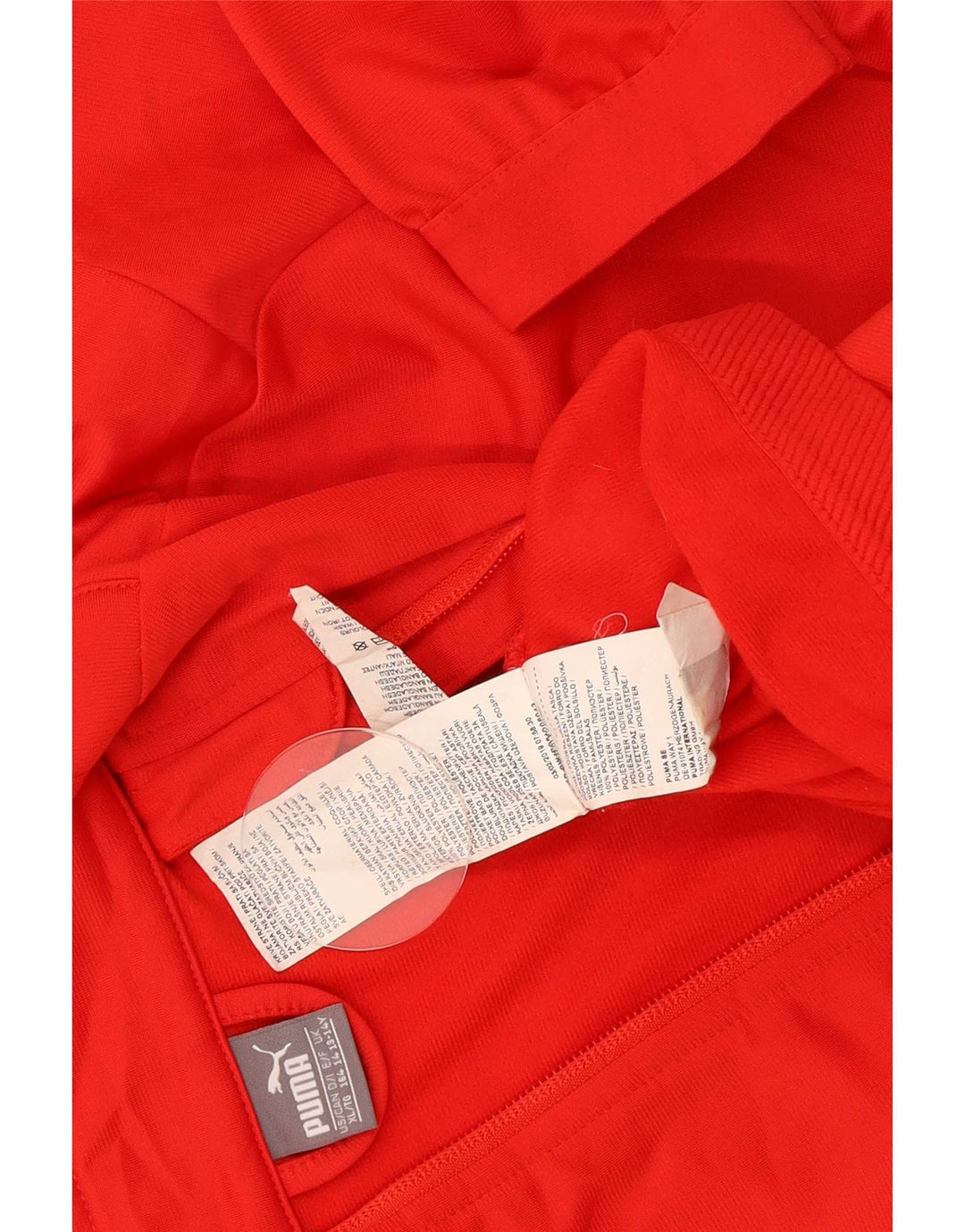 Puma Boys Tracksuit Top Jacket 13-14 Years Red Polyester