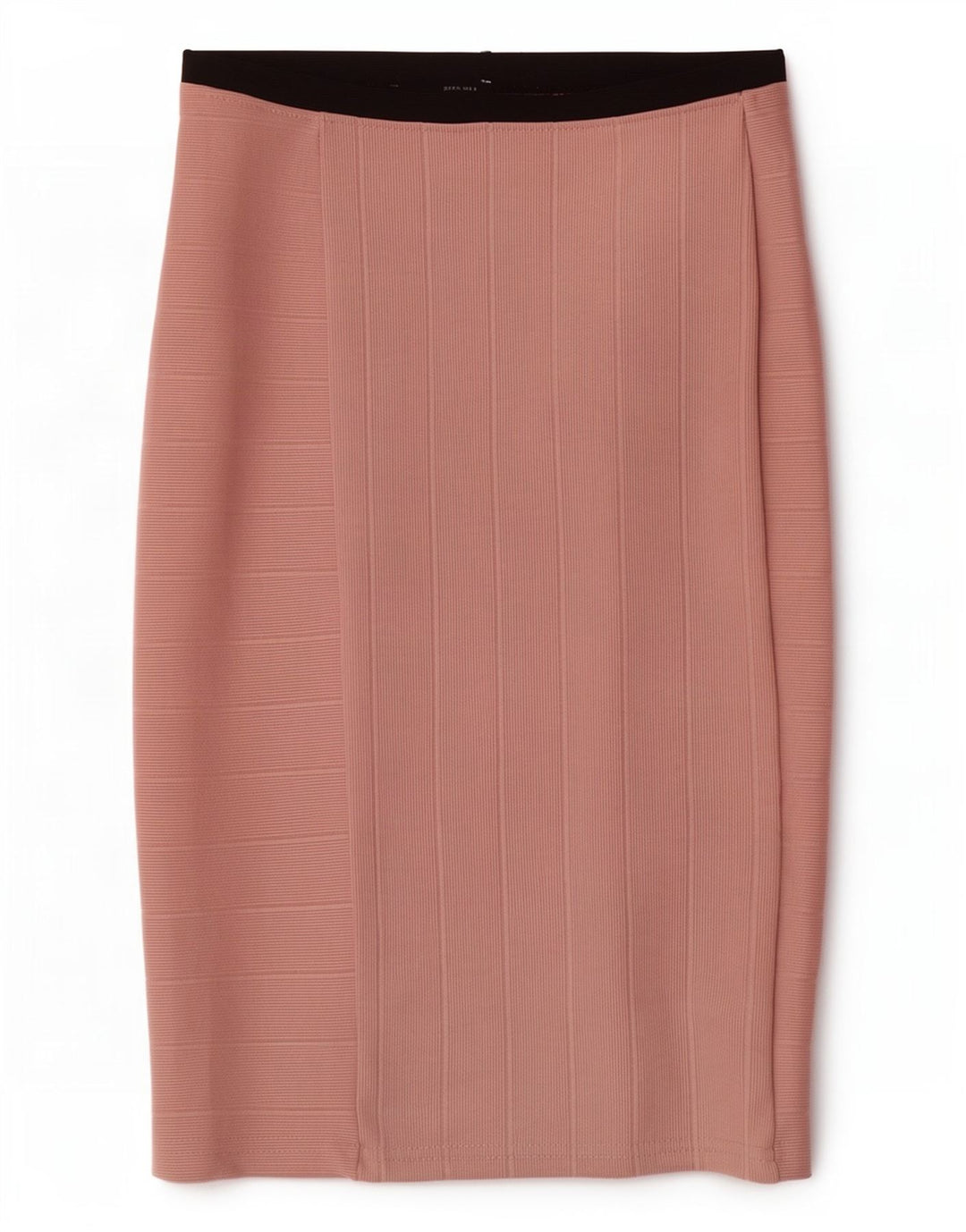 Zara Womens Pencil Skirt W26 Small Pink Colourblock