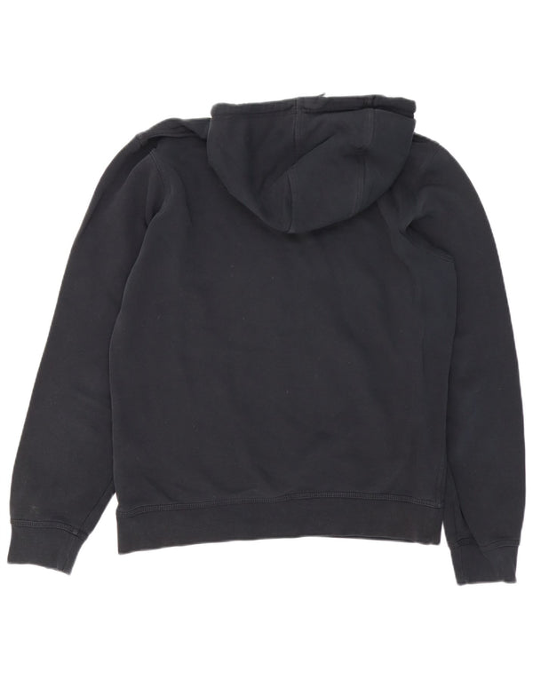 Nike Mens Hoodie Jumper Medium Black Cotton