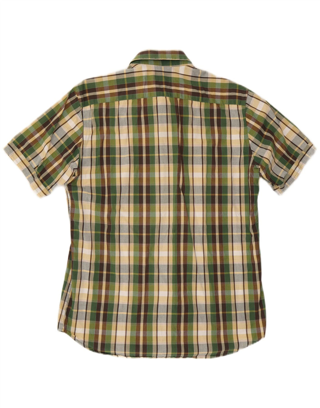 CARRERA Mens Short Sleeve Regular Fit Shirt Large Multicoloured Check