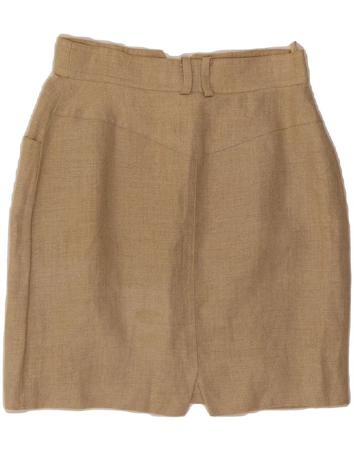 PENNY BLACK Womens Pencil Skirt W24 XS Beige Vintage Penny Black and Second-Hand Penny Black from Messina Hembry 