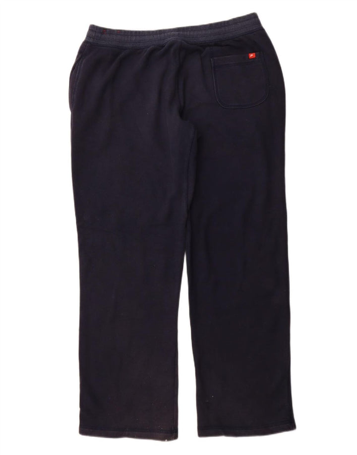 NIKE Mens Tracksuit Trousers 2XL Navy Blue Cotton