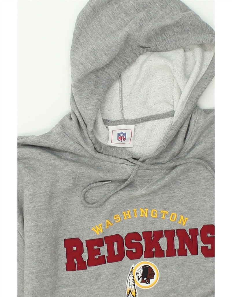 NFL Mens Redskins Graphic Hoodie Jumper Large Grey | Vintage NFL | Thrift | Second-Hand NFL | Used Clothing | Messina Hembry 