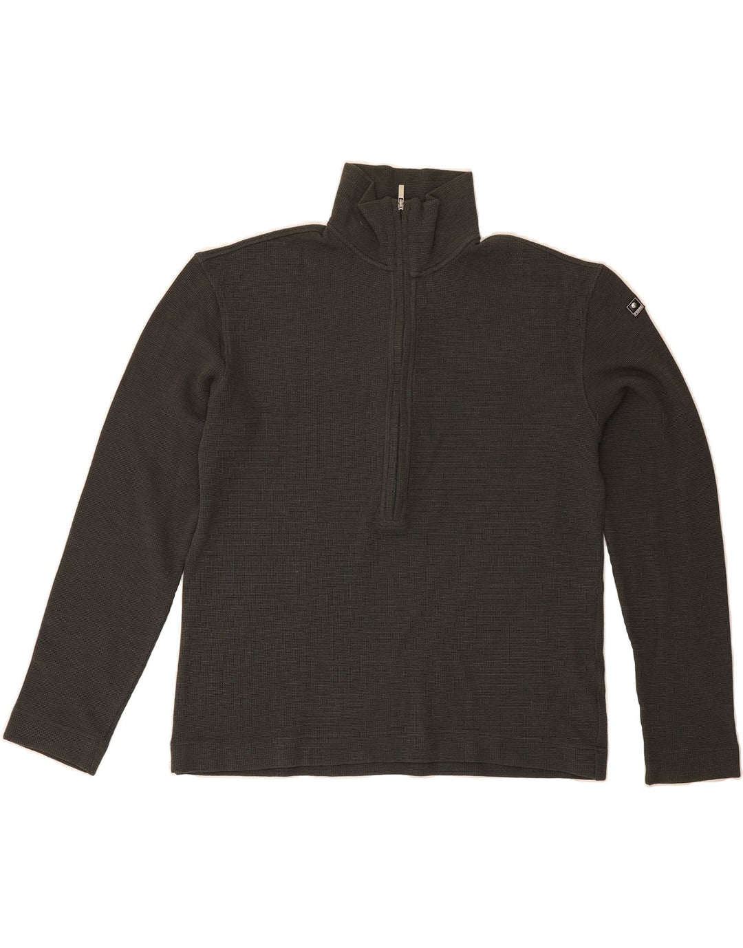 GIANFRANCO FERRE Womens Zip Neck Jumper Sweater UK 20 2XL Grey Vintage Gianfranco Ferre and Second-Hand Gianfranco Ferre from Messina Hembry 
