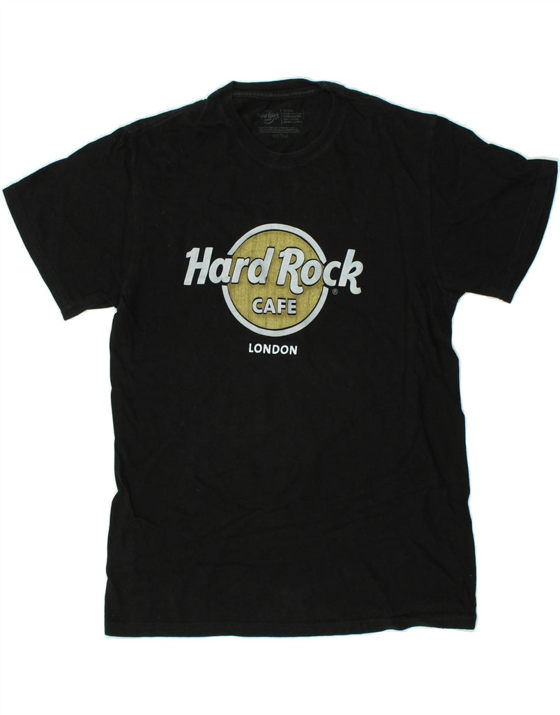 HARD ROCK CAFE Mens London Graphic T-Shirt Top Medium Black Cotton | Vintage Hard Rock Cafe | Thrift | Second-Hand Hard Rock Cafe | Used Clothing | Messina Hembry 