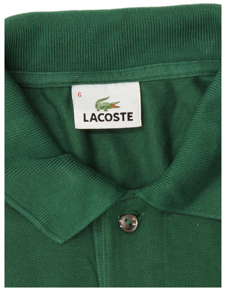 Lacoste Mens Polo Shirt Size 6 XL Green